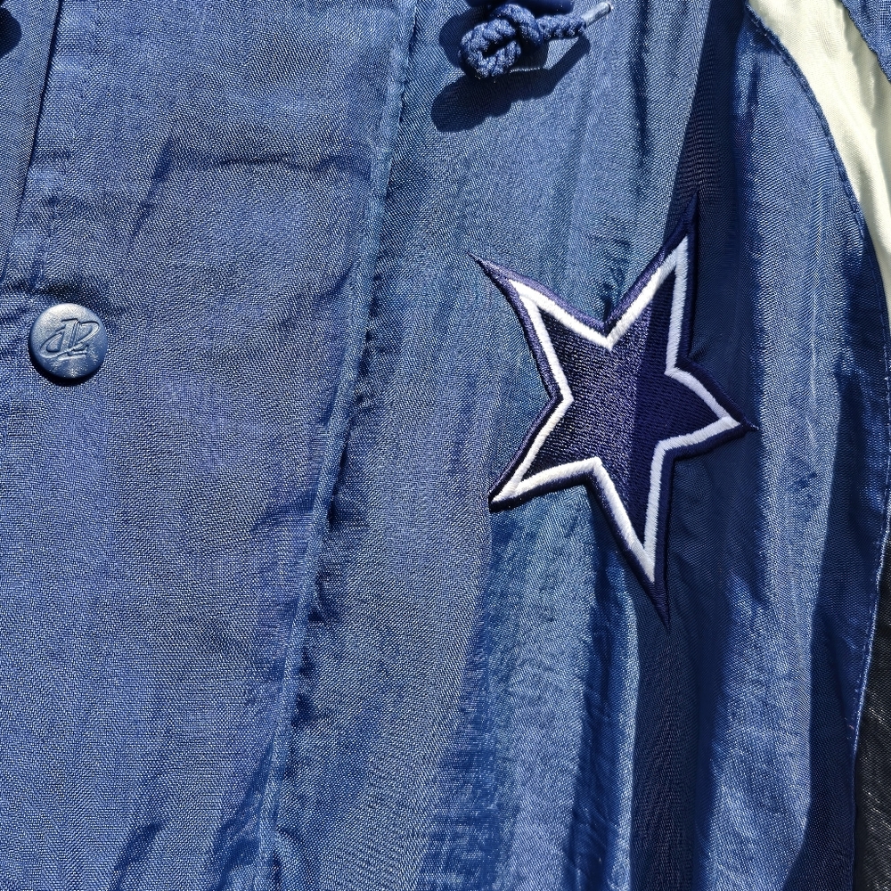 Vintage Dallas Cowboys Jacket Mens XL NFL Football Logo Athletic Pro Line 90s - Picture 5 of 16